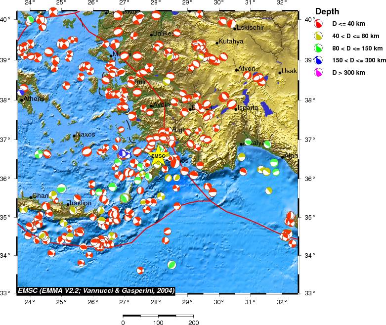 Regional moment Tensor