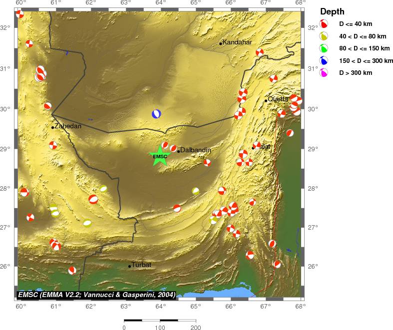 Regional moment Tensor
