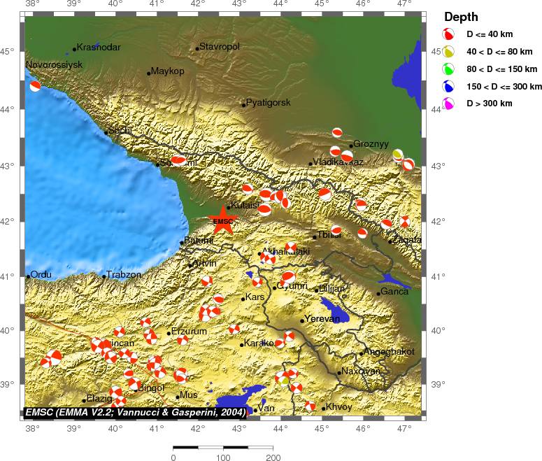 Regional moment Tensor