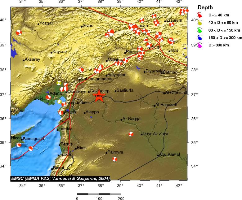 Regional moment Tensor