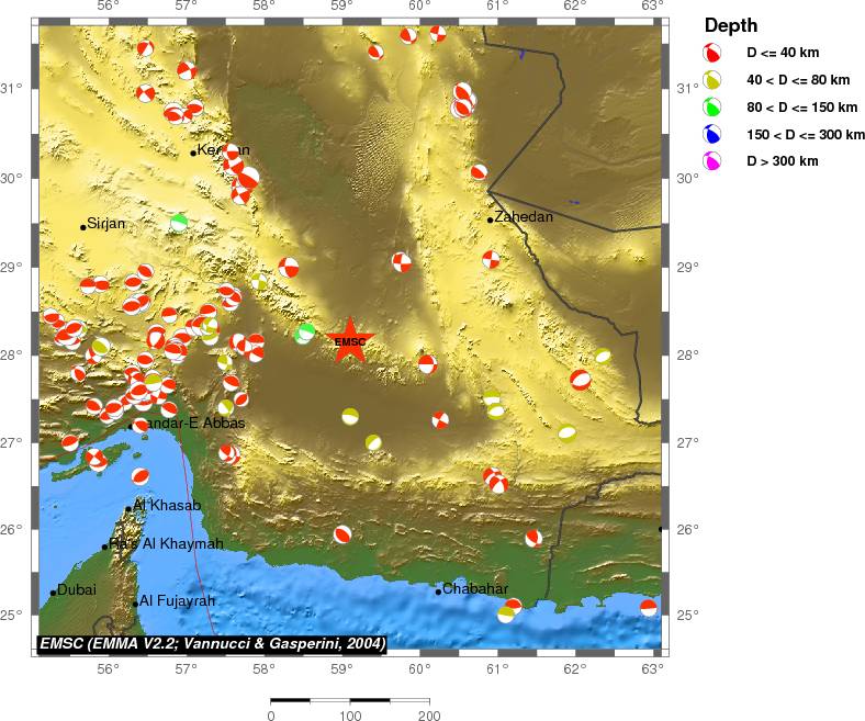 Regional moment Tensor