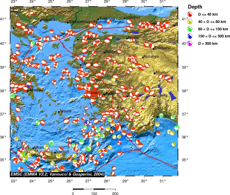 Regional moment Tensor
