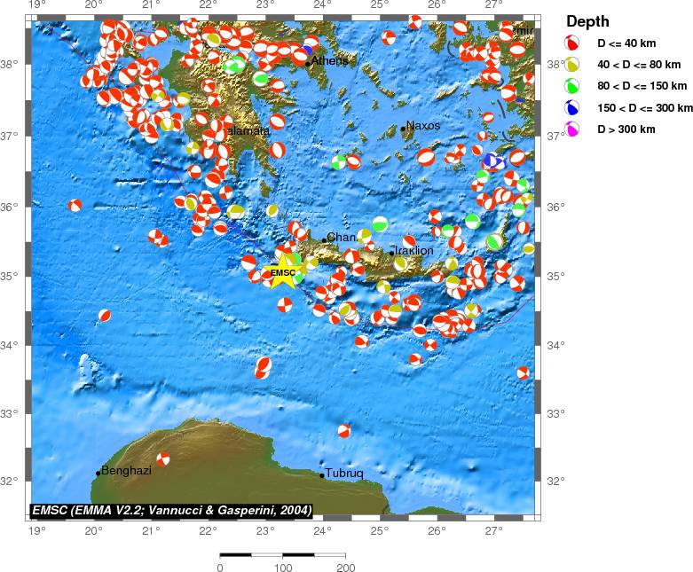 Regional moment Tensor
