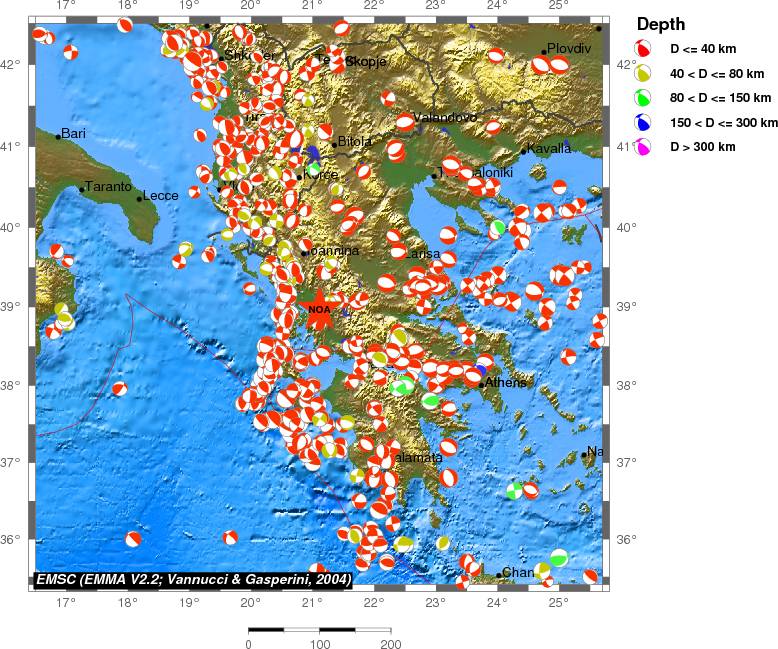 Regional moment Tensor