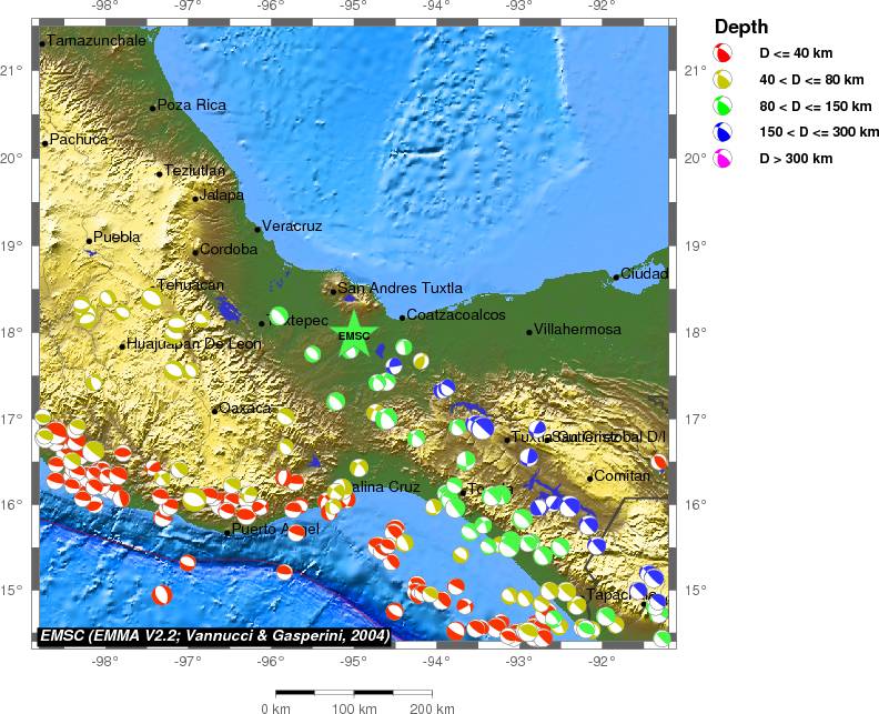 Regional moment Tensor