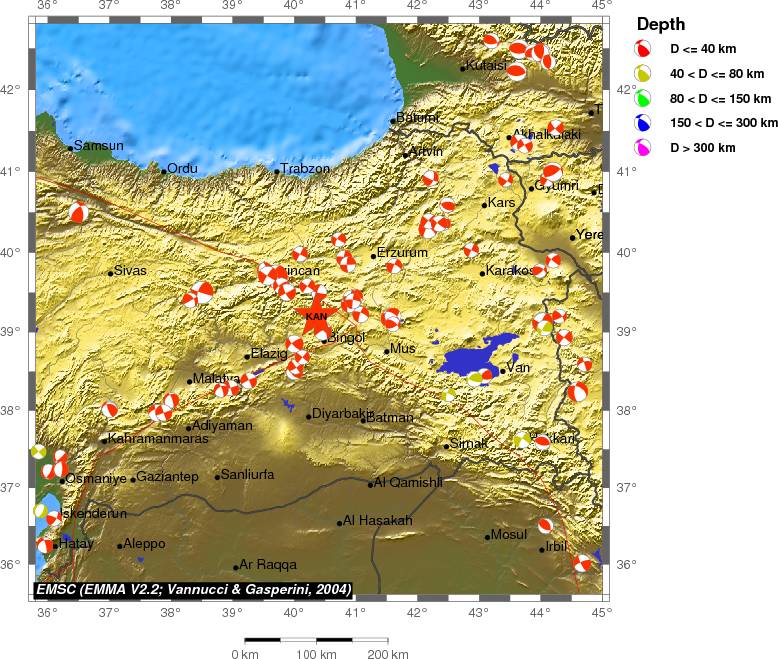 Regional moment Tensor