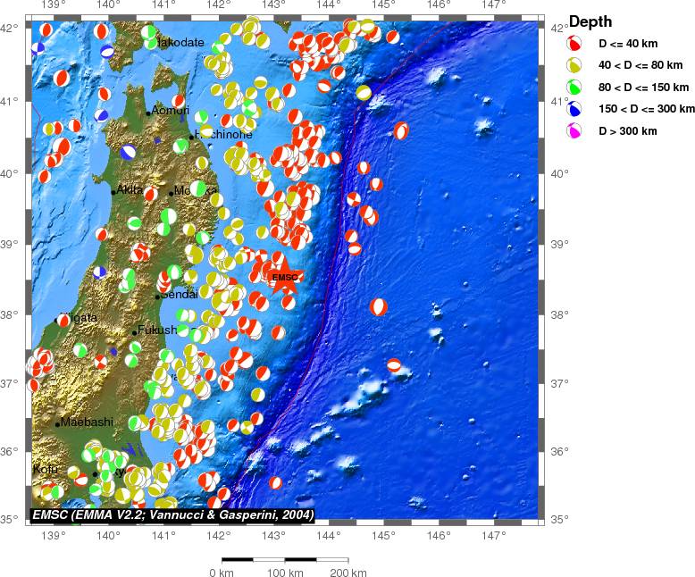 Regional moment Tensor
