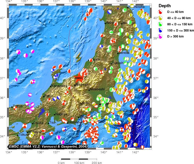 Regional moment Tensor