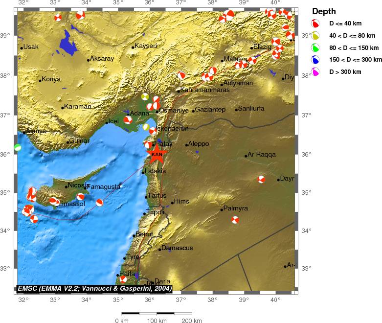 Regional moment Tensor