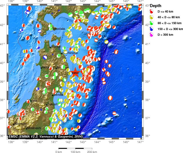 Regional moment Tensor