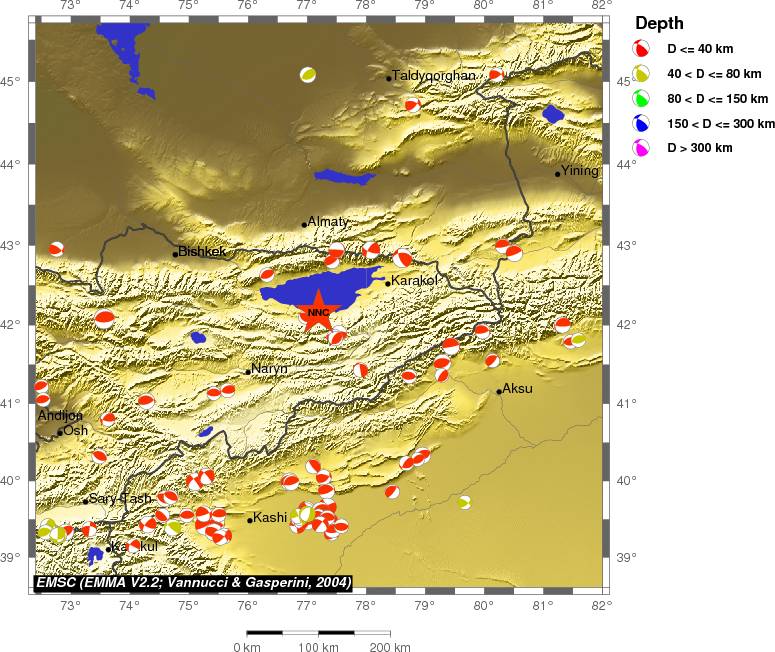 Regional moment Tensor
