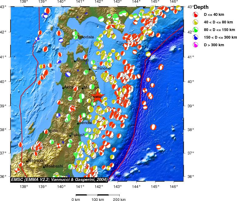 Regional moment Tensor