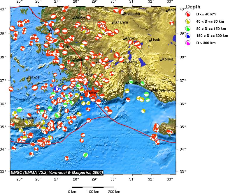 Regional moment Tensor