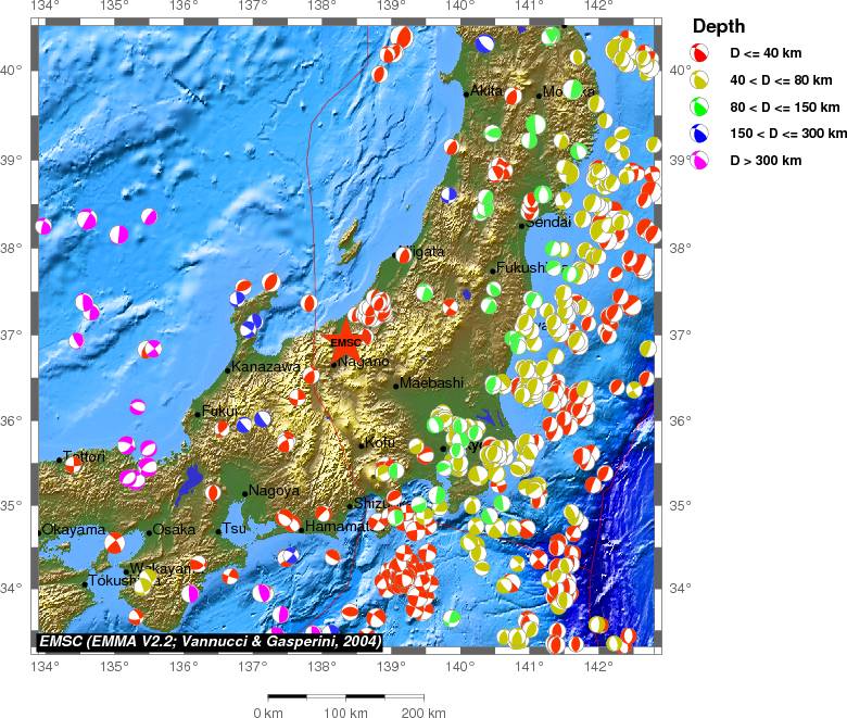Regional moment Tensor