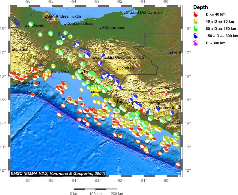 Regional moment Tensor