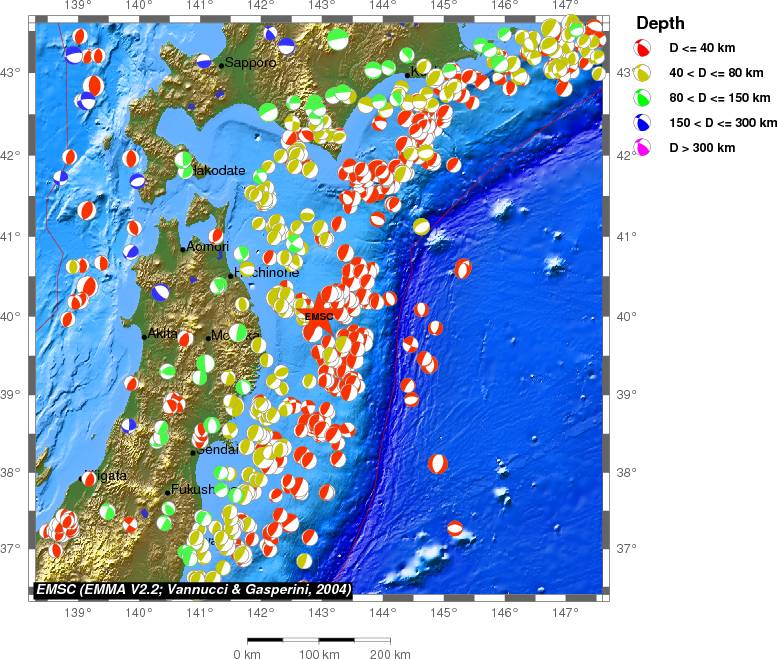 Regional moment Tensor