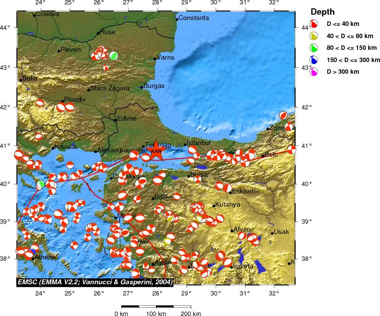 Regional moment Tensor