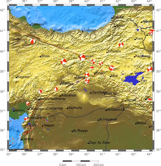 Regional moment Tensor