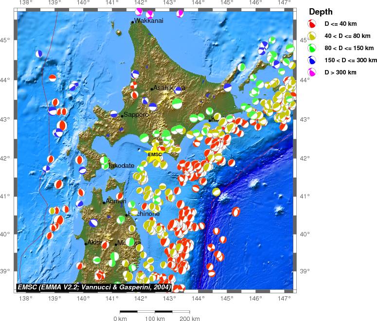 Regional moment Tensor