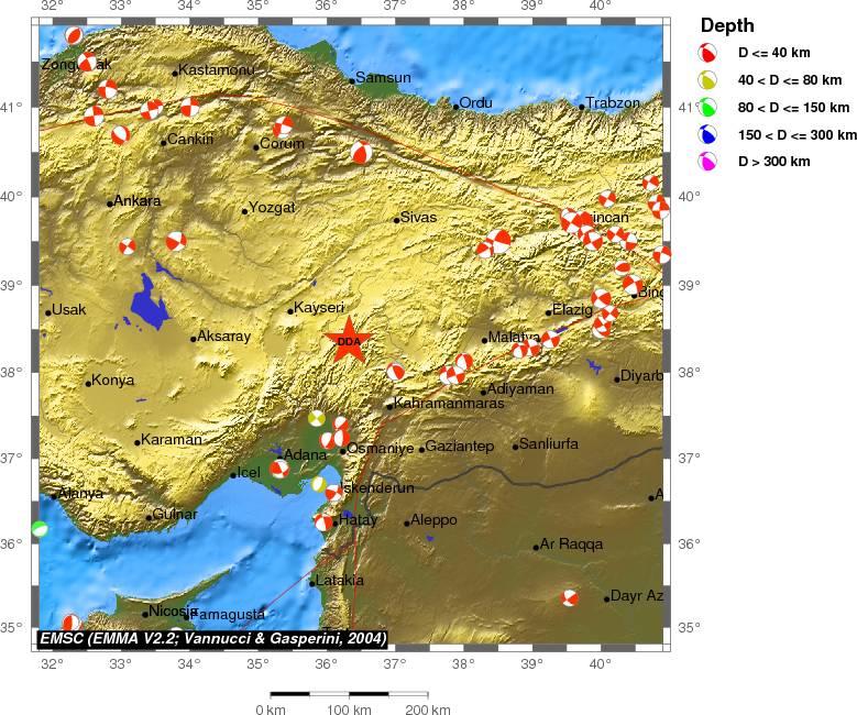Regional moment Tensor