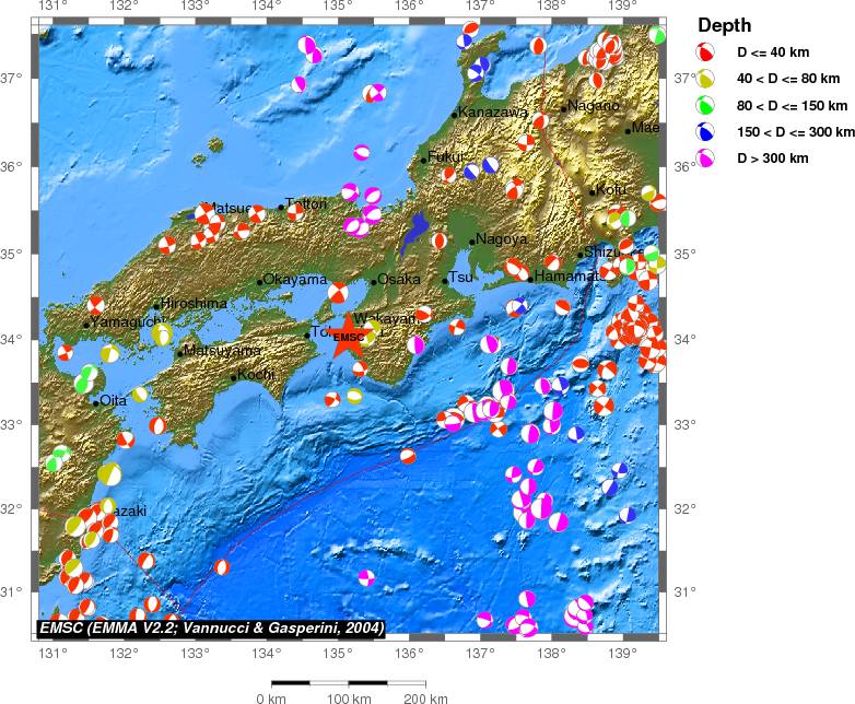 Regional moment Tensor