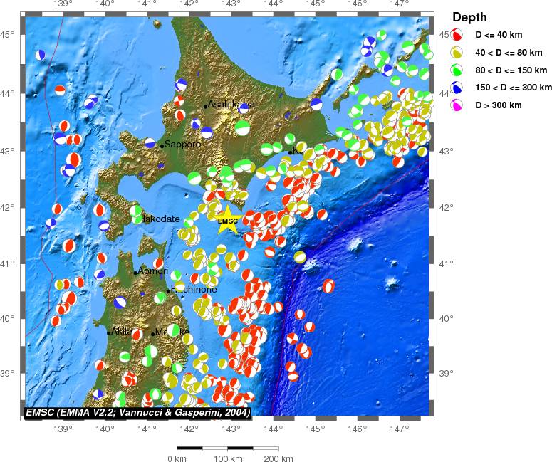 Regional moment Tensor