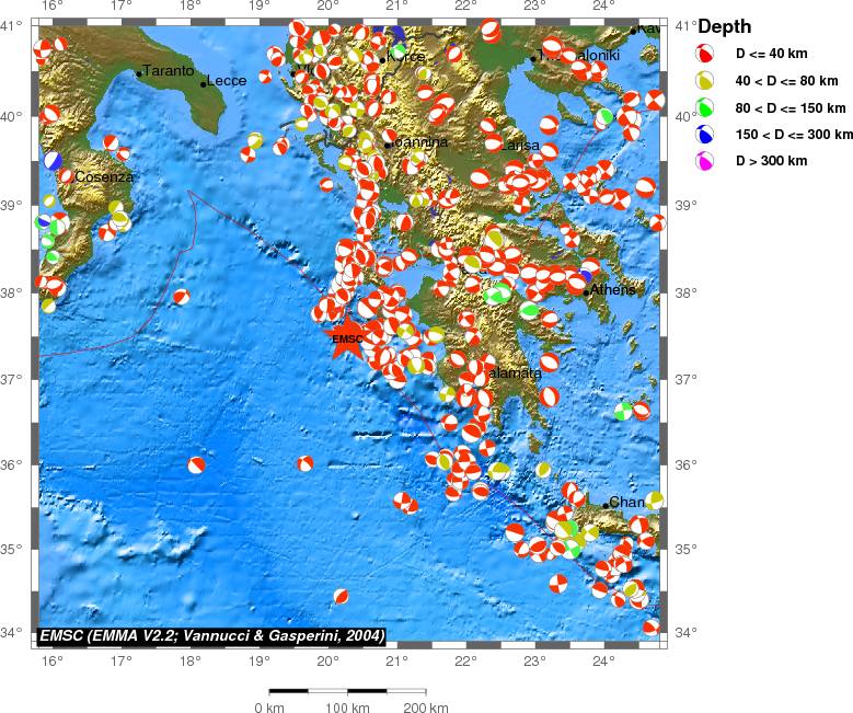 Regional moment Tensor