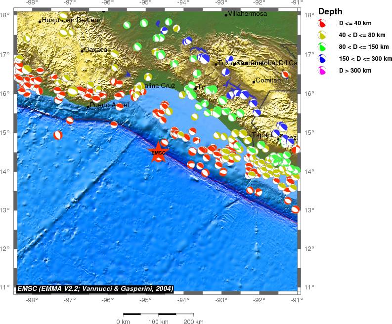 Regional moment Tensor