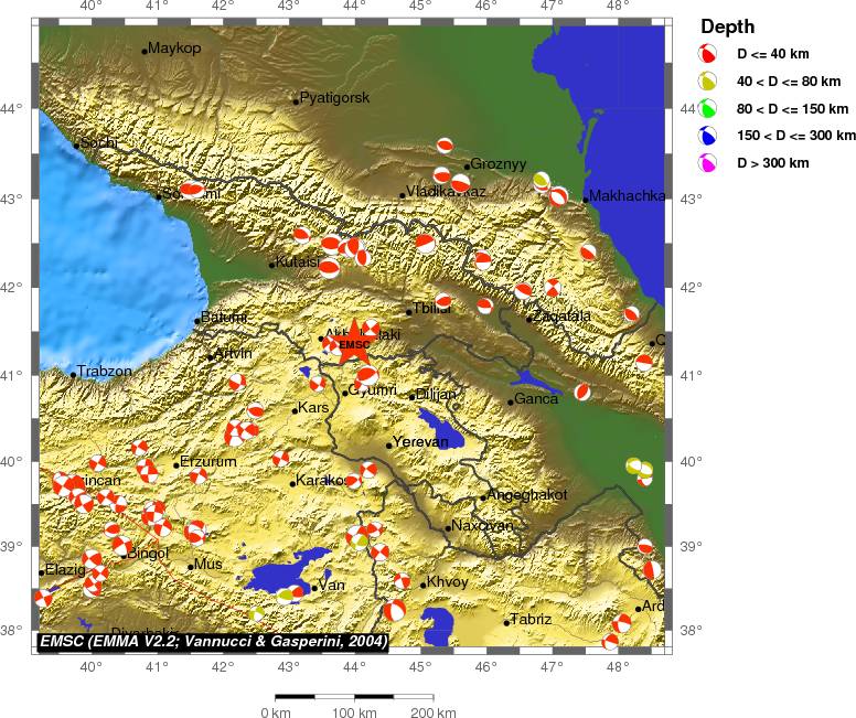 Regional moment Tensor