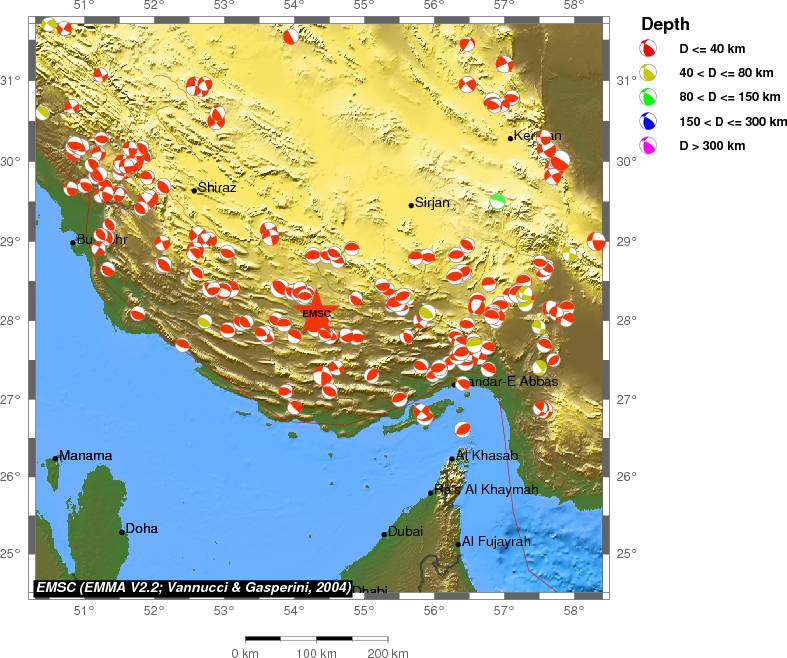 Regional moment Tensor