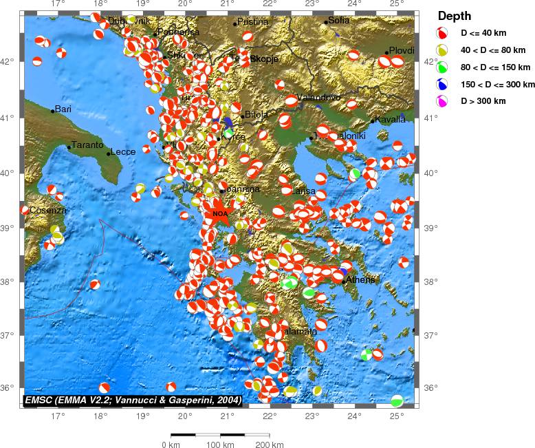 Regional moment Tensor