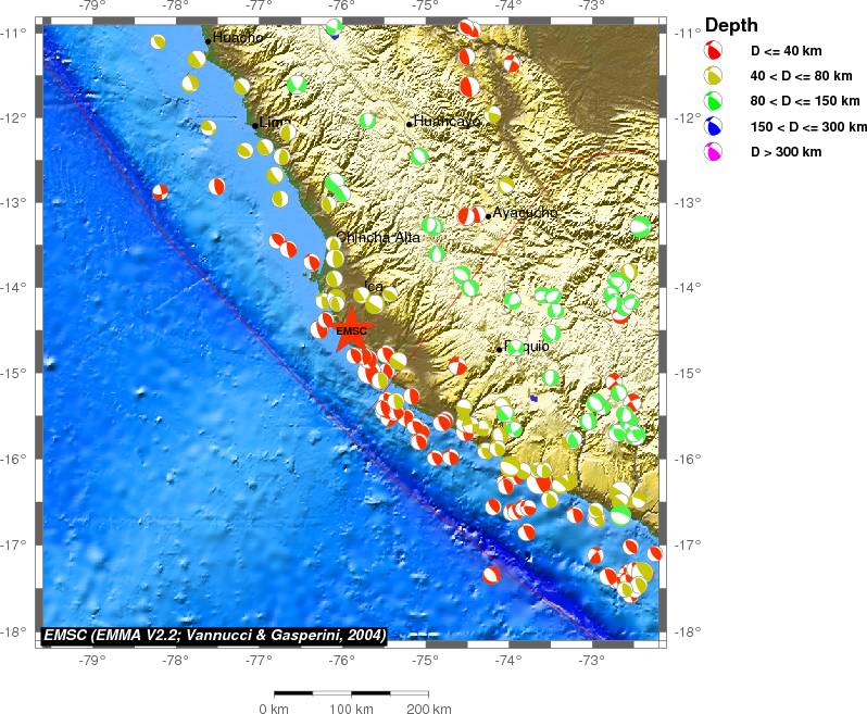Regional moment Tensor