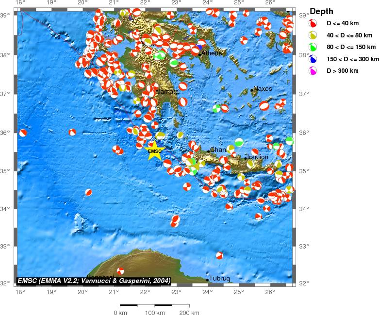 Regional moment Tensor