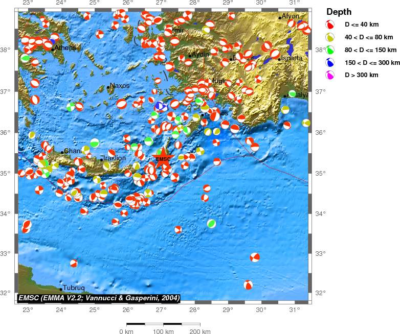Regional moment Tensor
