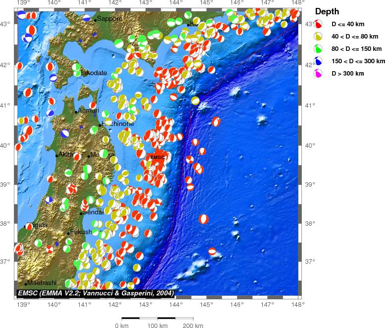 Regional moment Tensor