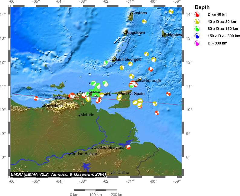 Regional moment Tensor