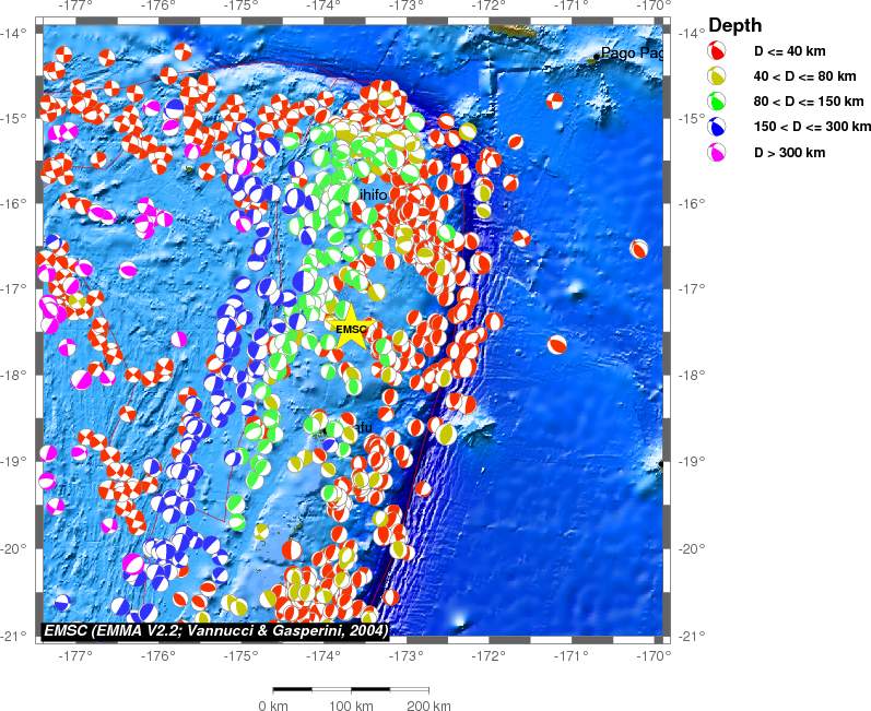 Regional moment Tensor