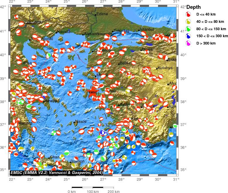 Regional moment Tensor