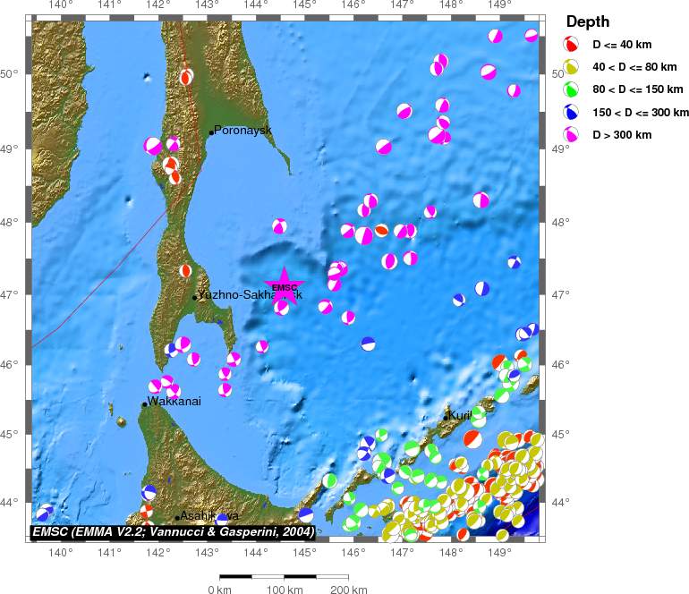 Regional moment Tensor