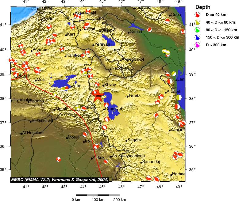 Regional moment Tensor
