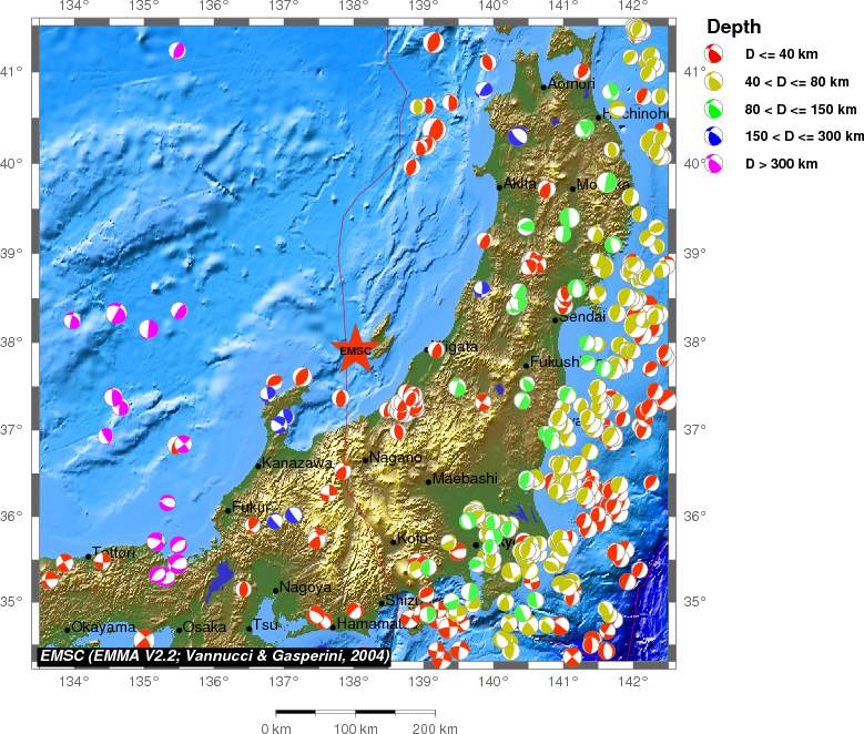 Regional moment Tensor