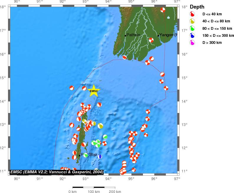 Regional moment Tensor