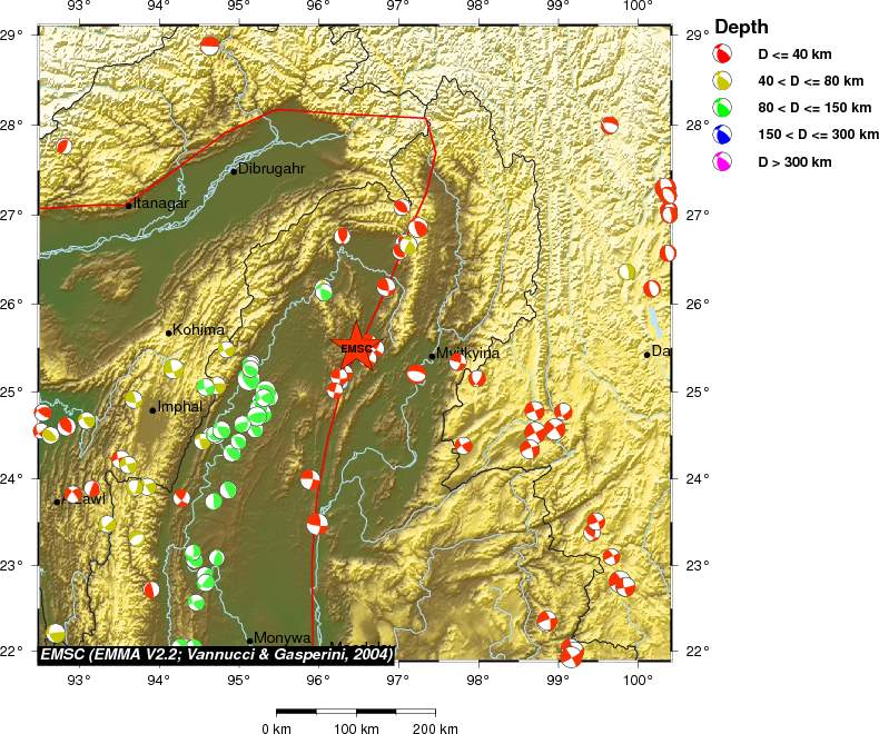 Regional moment Tensor