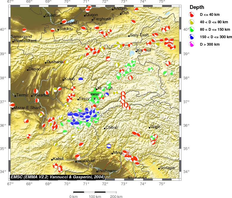 Regional moment Tensor