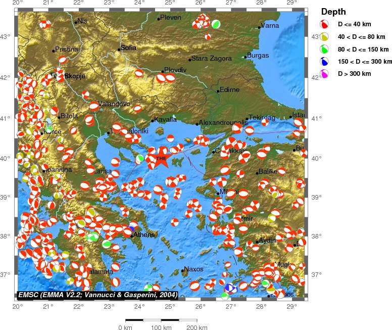 Regional moment Tensor