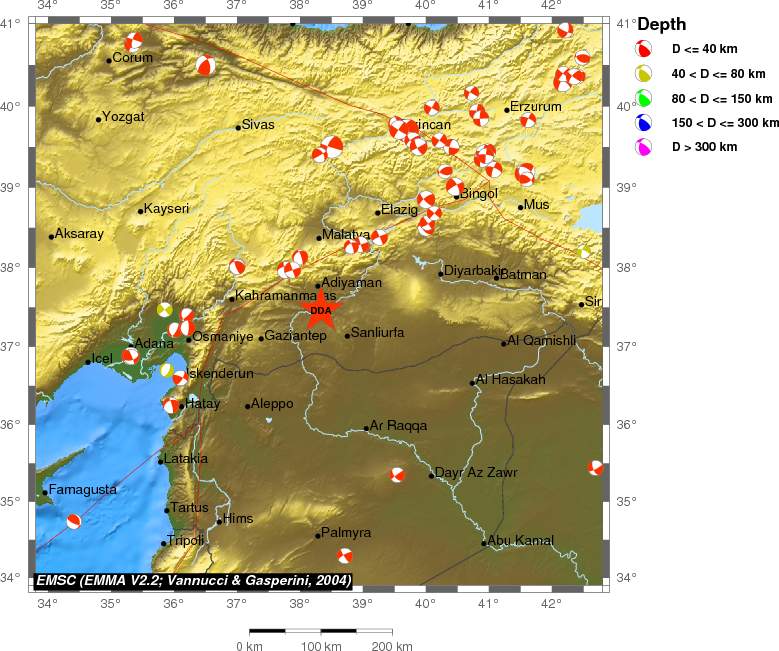 Regional moment Tensor