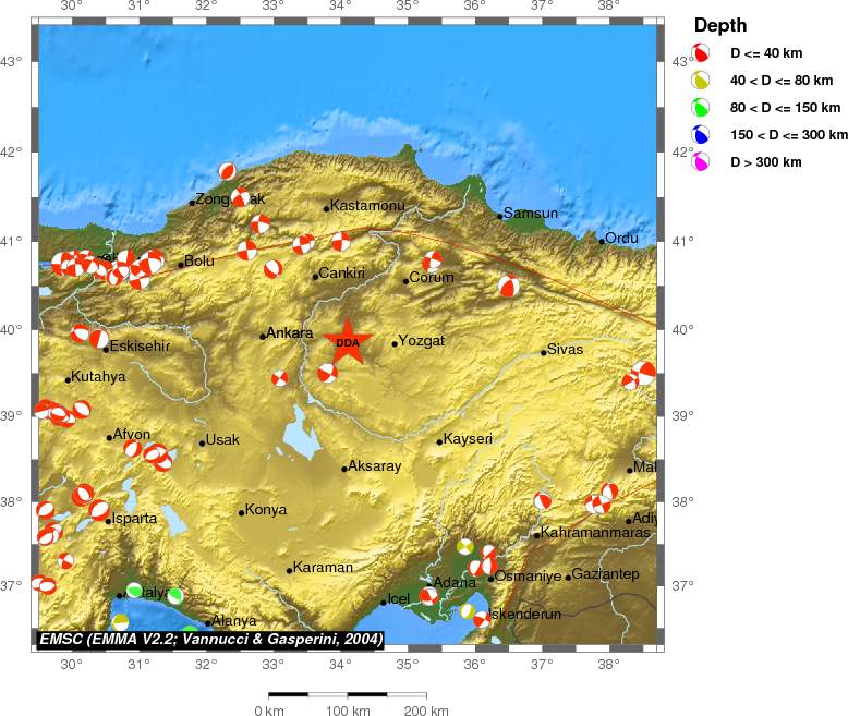 Regional moment Tensor