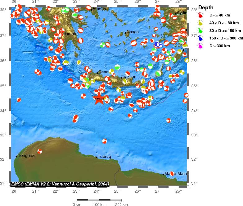 Regional moment Tensor