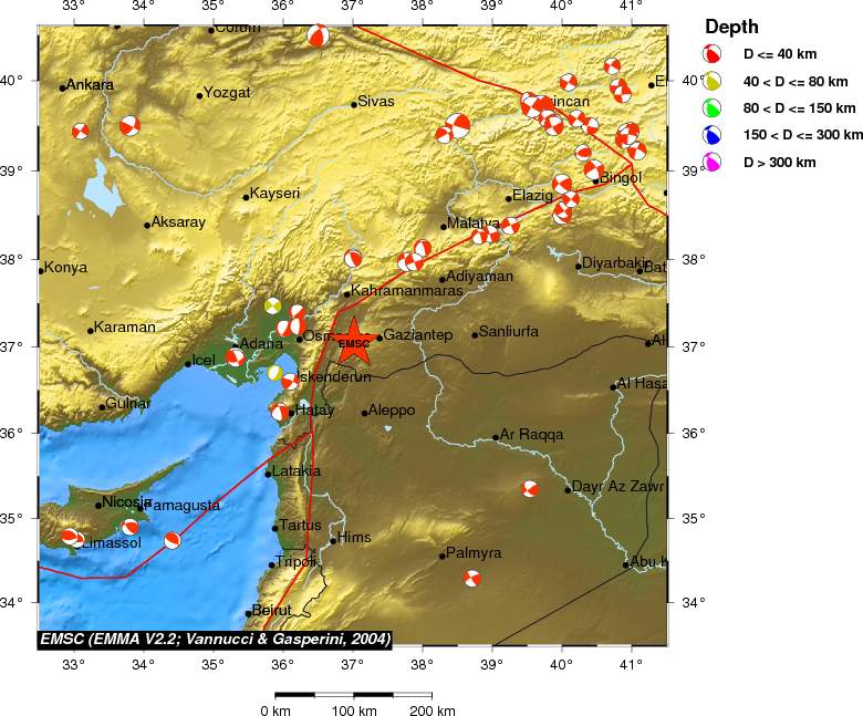 Regional moment Tensor