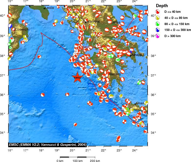Regional moment Tensor